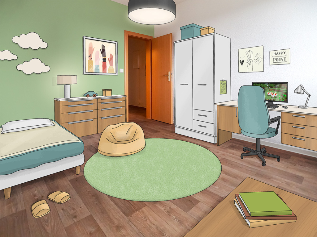 Wohnung Exposé verbessern Vermietung, Marketing, Illustrationen, Wohnung, Wohnungssuche, Leerstand, Wohnungswirtschaft, Vermieter, Mieter, Wohnungsunternehmen - enders Marketing