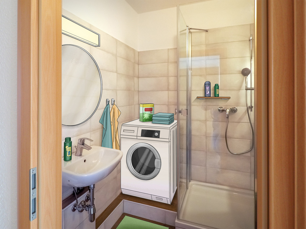 Grundriss visualisieren Vermietung, Marketing, Illustrationen, Wohnung, Wohnungssuche, Leerstand, Wohnungswirtschaft, Vermieter, Mieter, Wohnungsunternehmen - enders Marketing