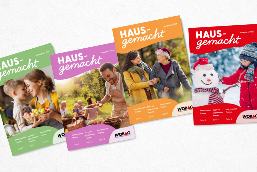 Corporate Design Wohnungsunternehmen Mietermagazin enders Marketing