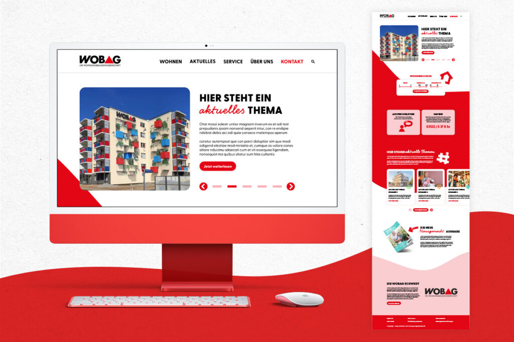 Website Design für Wohnungsunternehmen enders Marketing